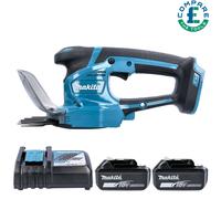 Makita DUM111 18V LXT Grass Shear & Hedge Cutter + 2 x 5.0Ah Batteries & Charger