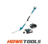 Makita DUN461W 18v LXT Cordless Telescopic Pole Hedge Trimmer 460mm 1 x 5ah Li-ion Charger