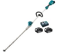 Makita DUN600L 18v LXT Cordless Brushless Pole Hedge Trimmer 600mm 2 x 5ah Li-ion Charger