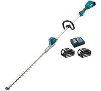 Makita Pole Hedge Trimmer DUN600L 18V LXT Brushless 600mm 2 x 5.0Ah Batteries & Charger