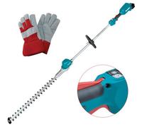Makita Dun600Lz Lxt 18V Brushless Pole Hedge Cutter Trimmer Long Reach + Gloves