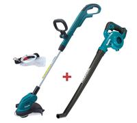 Makita DUR181Z LXT 18v LXT Cordless Grass Line Trimmer Strimmer + DUB186Z Blower