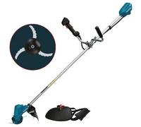 Makita Dur190Uzx9 Brushless 18V Cordless Grass Line Trimmer + Brushcutter Blade