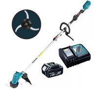 Makita Dur191Lrt8 Brushless 18V Cordless Grass Line Trimmer + Brushcutter Blade