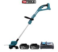 Makita DUR193 18V LXT Grass Line Trimmer With 2 x 6.0Ah Batteries & Charger