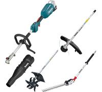 Makita DUX18 18v LXT Cordless Brushless Split Shaft Garden Multi Tool Set No Batteries No Battery Charger
