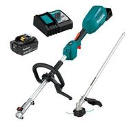 Makita Dux18 Brushless 18V Lxt Cordless Split Shaft Motor + Brushcutter 1X5Ah