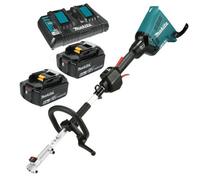 Makita Dux60 Brushless Twin 18V 36V Lxt Cordless Split Shaft Multi Tool 2 X 6Ah