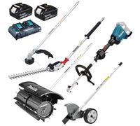 Makita DUX60 Twin 18v LXT Cordless Brushless Split Shaft Garden Multi Tool Set