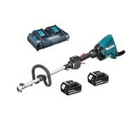 Makita DUX60 Twin 18v LXT Cordless Brushless Split Shaft Garden Multi Tool 2 x 6ah Li-ion Charger