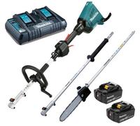 Makita Dux60Pt2 Brushless 18V 36V Cordless Split Shaft Multi Tool Chainsaw + Ext