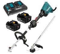 Makita Dux60Pt2 Brushless Twin 18V 36V Lxt Split Shaft Multi Tool + Brush Cutter