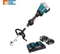 Makita DUX60PT2 Twin 18v LXT Brushless Split-Shaft Multi Tool Motor Inc 2x 5....