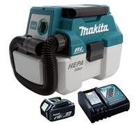 Makita DVC750LZ 18V Brushless L-Class Vacuum Cleaner 1 x 5.0Ah Battery & Charger