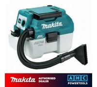 Makita DVC750LZ 18v Brushless L-Class Vacuum Cleaner - Body Only Low Noise