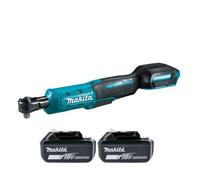 Makita Dwr180Z 18V Lxt Cordless 3/8" & 1/4" 47.5Nm Ratchet Wrench With 2 X 5Ah Batteries