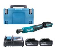 Makita Dwr180Z 18V Lxt Cordless 3/8" & 1/4" 47.5Nm Ratchet Wrench With 2 X 5Ah Batteries, Charger & Type 3 Case