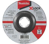 Makita E-00424 X-Lock 4-1/2"""" x 1/4"""" x 7/8"""" Type 27 General Purpose 36 Grit Metal Abrasive Grinding Wheel
