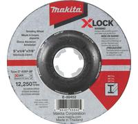 Makita E-00452 X-Lock 5"""" x 1/4"""" x 7/8"""" Type 27 General Purpose 36 Grit Metal Abrasive Grinding Wheel