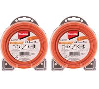Makita E-01797 Four Leaf Nylon Cord 2.4mm (Pack of 2)