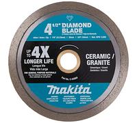 Makita E-02668 4-1/2" Diamond Blade, Continuous Rim, General Purpose
