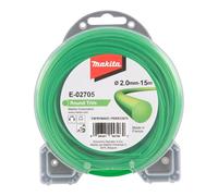 Makita E-02705 Round Trim Nylon Cord 2.0 x 15m Strimmer Line