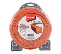 Makita E-02814 Square Trim Plus Strimmer Line (Diameter 2.4 mm, 69 m, Orange)