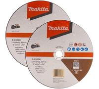 Makita E-03006 Cutting Cut Off Wheel 230mm 9" For Dce090 Disc Cutter X 2 Pack