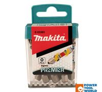 Makita E-03383 Impact Premier Double Ended PZ2 Bits 50mm x 1/4" Pack x10 Pcs