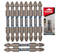 Makita E-06292 Pz2 Pozi Impact Premier Screwdriver Drill Bit Torsion 65mm 10 Pk