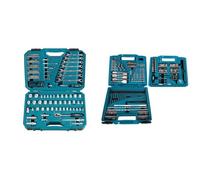 Makita E-06616 120 Piece Maintenance Set Blue/Black & E-06270 212 Piece Drill and Screwbit Set
