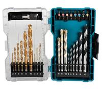 Makita E-07032 27 Piece Wood, Metal, Concrete Drill Bits & 25mm Screwdriver Bits