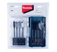 Makita E-08698 Flat Bit Set 12 - 32mm (8 Piece)