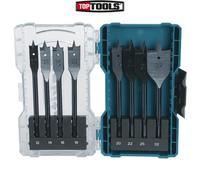 Makita E-08698 Flat Bit Set 12 - 32mm (8 Piece)