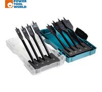 Makita E-08698 Flat Bit Set 12 - 32mm (8 Piece)