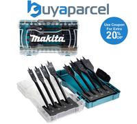 Makita E-08698 Flat Bit Set 12 - 32mm (8 Piece)