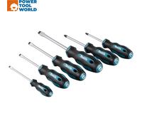 Makita E-10512 Slotted & Pozi Screwdriver Set x6 Pcs