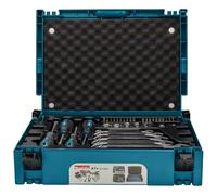 Makita E-11542 Makpac 87Pc Hand Tool Set 1/2" Ratchet Socket Wrench + Hex Bits