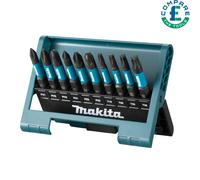 Makita 10 Piece Impact Black Screwdriver Bit Set