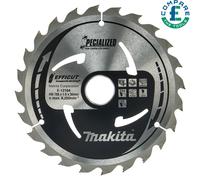 Makita SPECIALIZED Efficut Circular Saw Blade for Composite Decking 185mm 24T 30mm