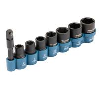 Makita 8 Piece 1/4" Square Drive Impact Socket Set 1/4"