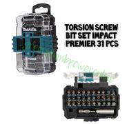 Makita E-13552 31 Piece Impact Premier Torsion Screw Accessories Bit Set Kit