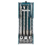 Makita masonry Drill Bit set 4-piece SDS Plus centring tip E-13596