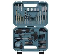 Makita E-15095 1/4" Hex Shank Drill Bit and Hand Tool Set (60 Pieces)