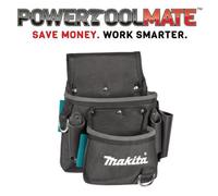 Makita E-15198 New Blue Range 2 Pocket Screw Nail Fixing Tool Belt Holder Pouch