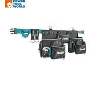 Makita E-15229 3 Pouch Super Heavyweight Duty Tool Belt Set + Strap Loop System