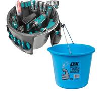 Makita E-15497 Tool Bucket Tote Bag Toolbag Organiser + Ox 15L Tough Bucket