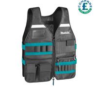 Makita E-15609 Work Vest Adjustable Pockets Tool Storage Vest Universal Size