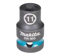 Makita E-16075 Impact Black Impact Socket 1/2" SW11 Short, Chrome-Molybdenum, 38 mm Long, Pack of 1