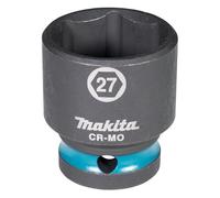 Makita E-16215 Impact Socket 1/2 Inch SW27 Short Impact Black
